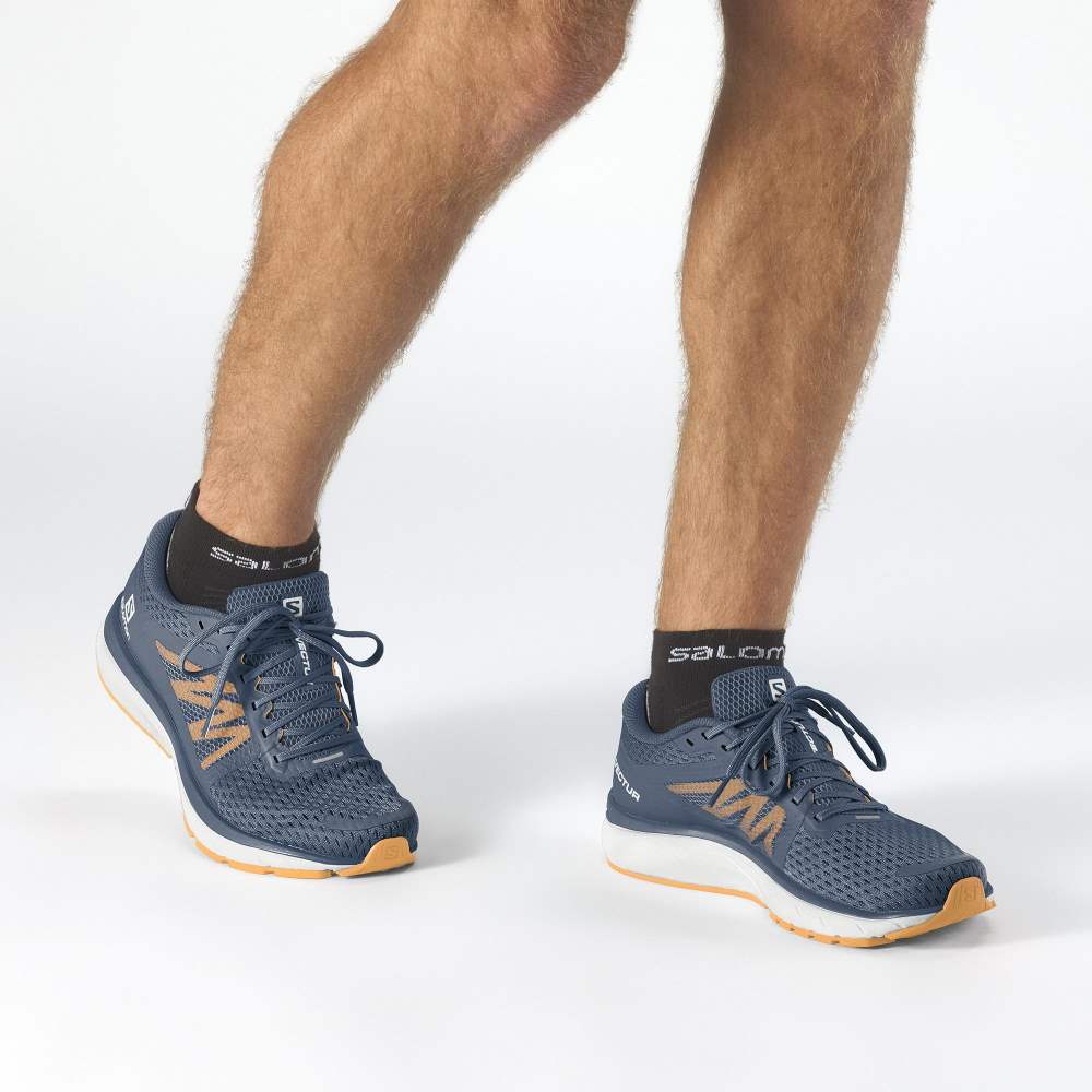 Apricot Salomon Vectur Men's Running Shoes | 025679YSI