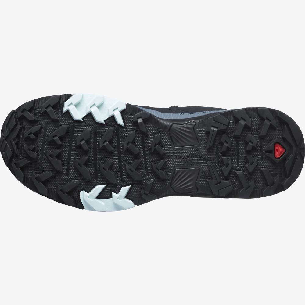 Black Blue Salomon X Ultra 4 Gore-Tex Women's Hiking Shoes | 715094CFO
