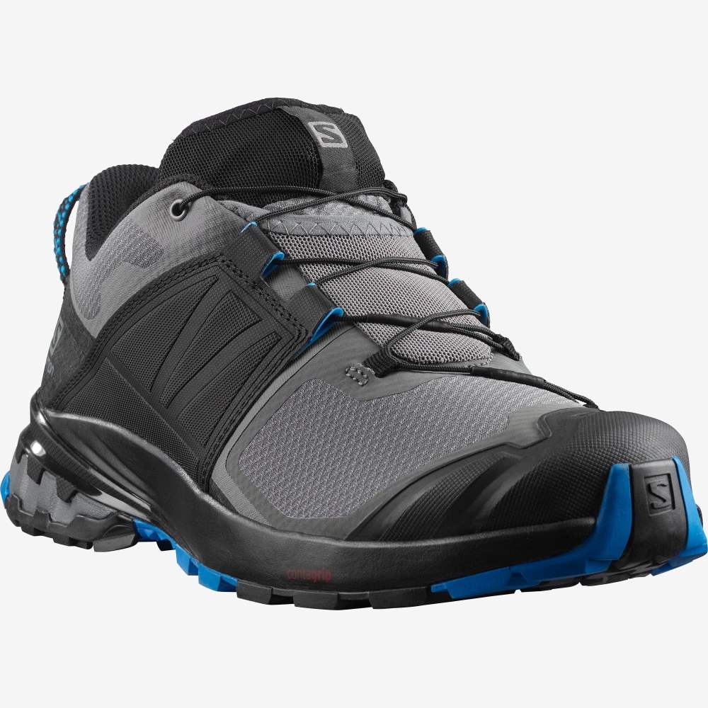 Black Blue Salomon Xa Wild Men's Hiking Shoes | 789354SNG