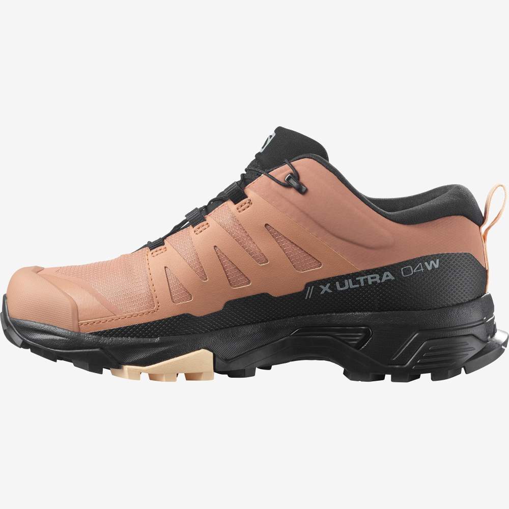 Black Cream Salomon X Ultra 4 Gore-Tex Women's Hiking Shoes | 739412PFU