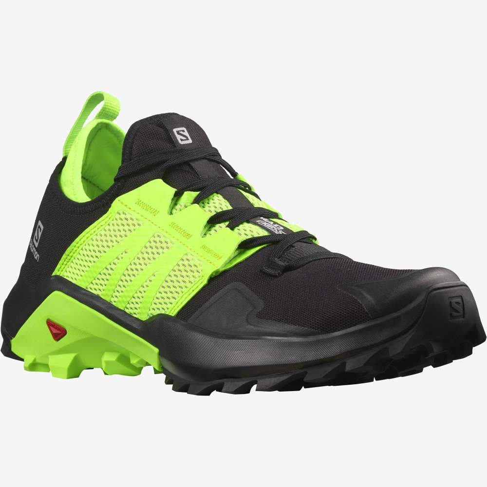 Black Green Salomon Madcross Men's Trail Running Shoes | 849751MUI