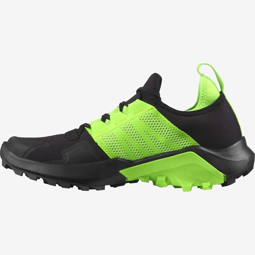 Black Green Salomon Madcross Men's Trail Running Shoes | 849751MUI