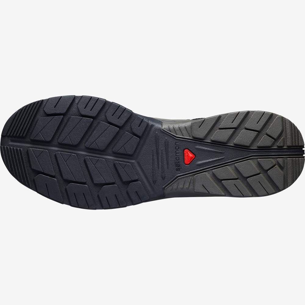 Black Grey Salomon Tech Amphib 4 Men's Water Shoes | 281097SDV