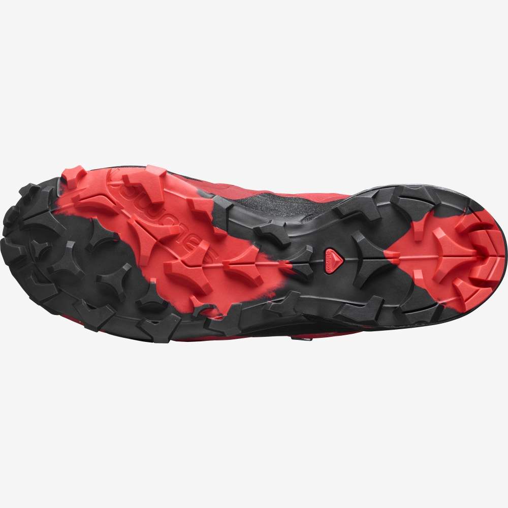 Black Orange Salomon Cross Hike Gore-Tex Men's Hiking Shoes | 965471XHL