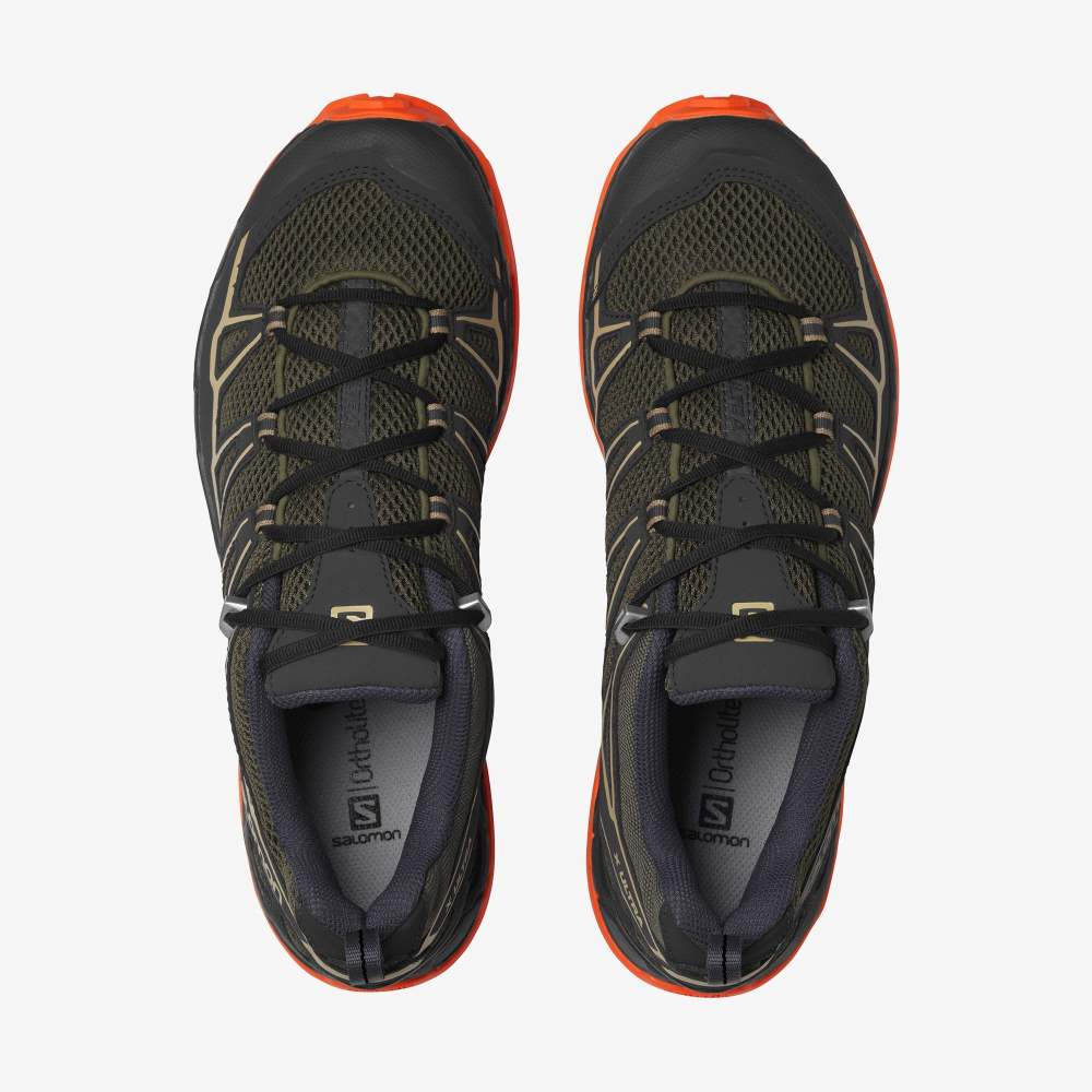 Black Orange Salomon X-Ultra Women's Sneakers | 376049IDH