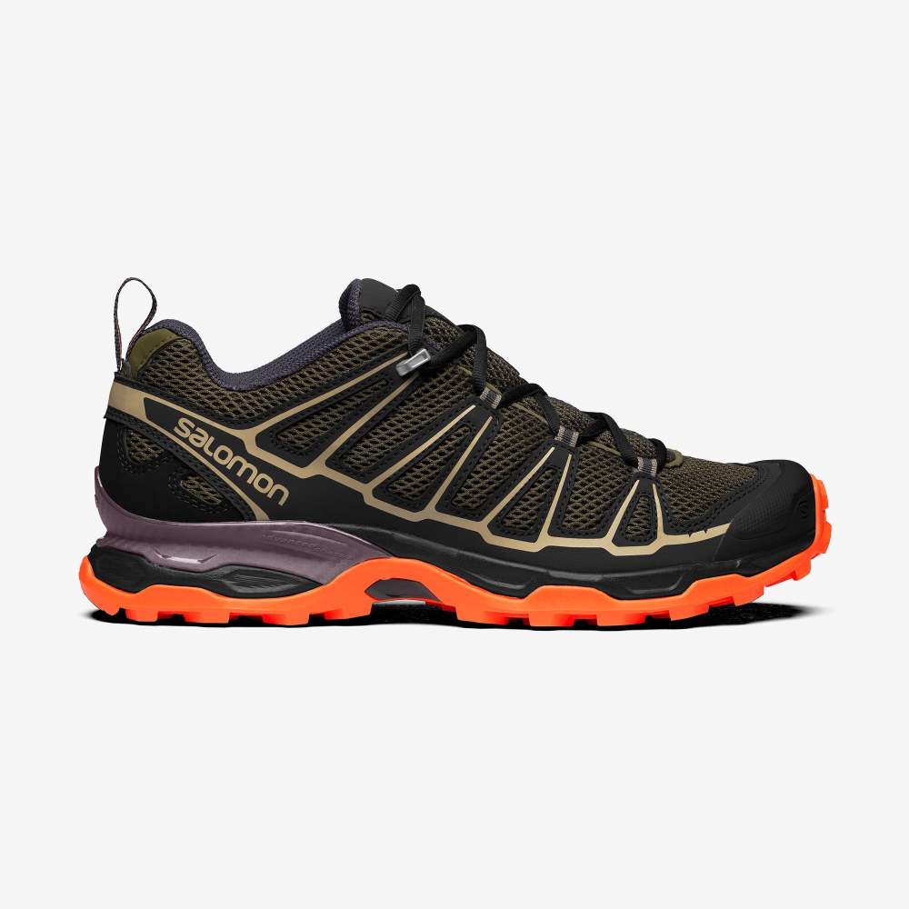 Black Orange Salomon X-Ultra Women\'s Sneakers | 376049IDH