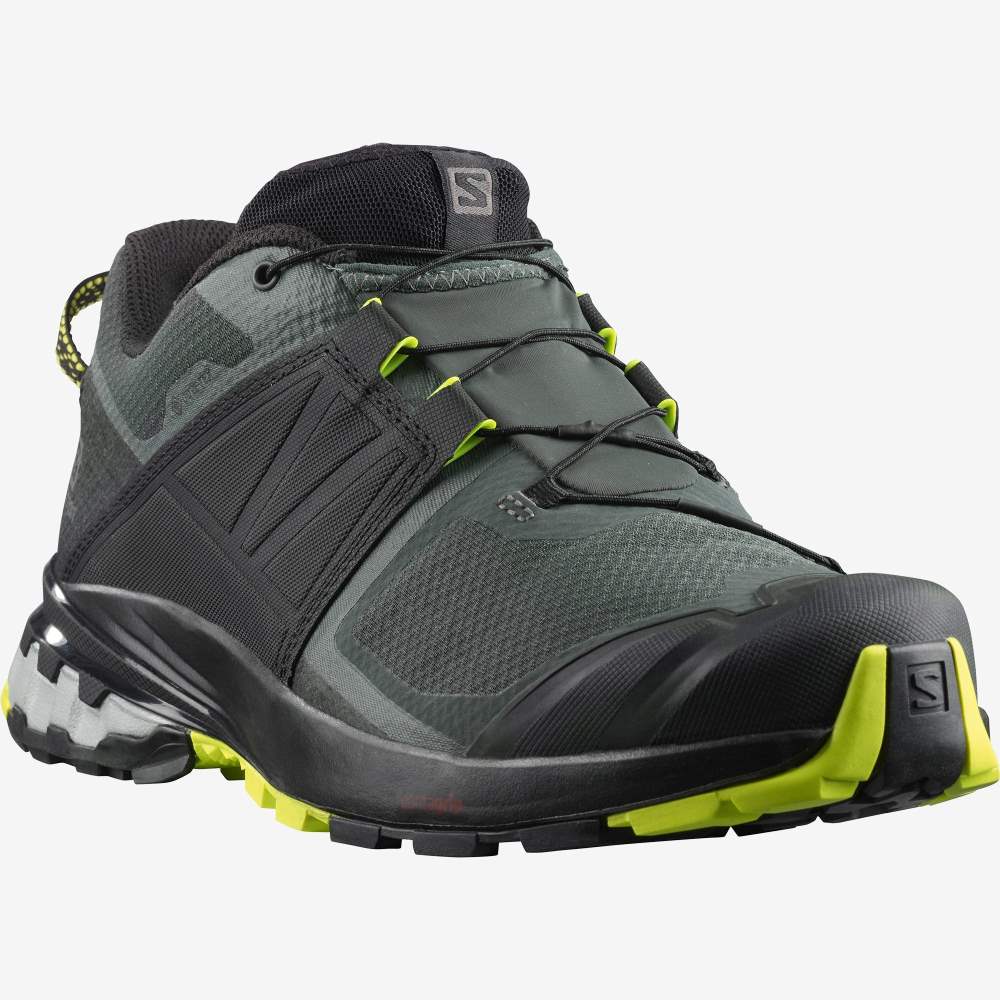 Black Rose Salomon Xa Wild Gore-Tex Men's Hiking Shoes | 785926PMU