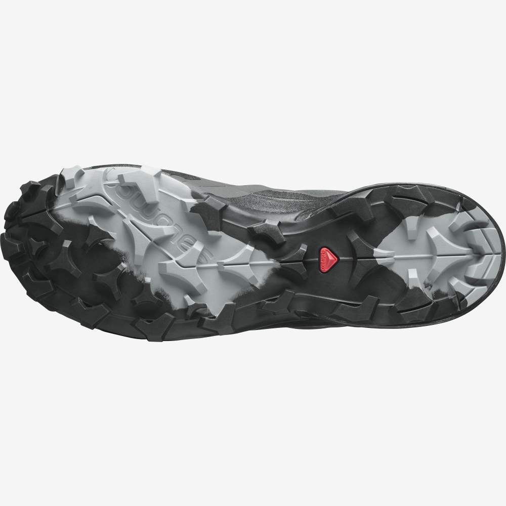 Black Salomon Cross Hike Gore-Tex Men's Hiking Shoes | 976812LFY