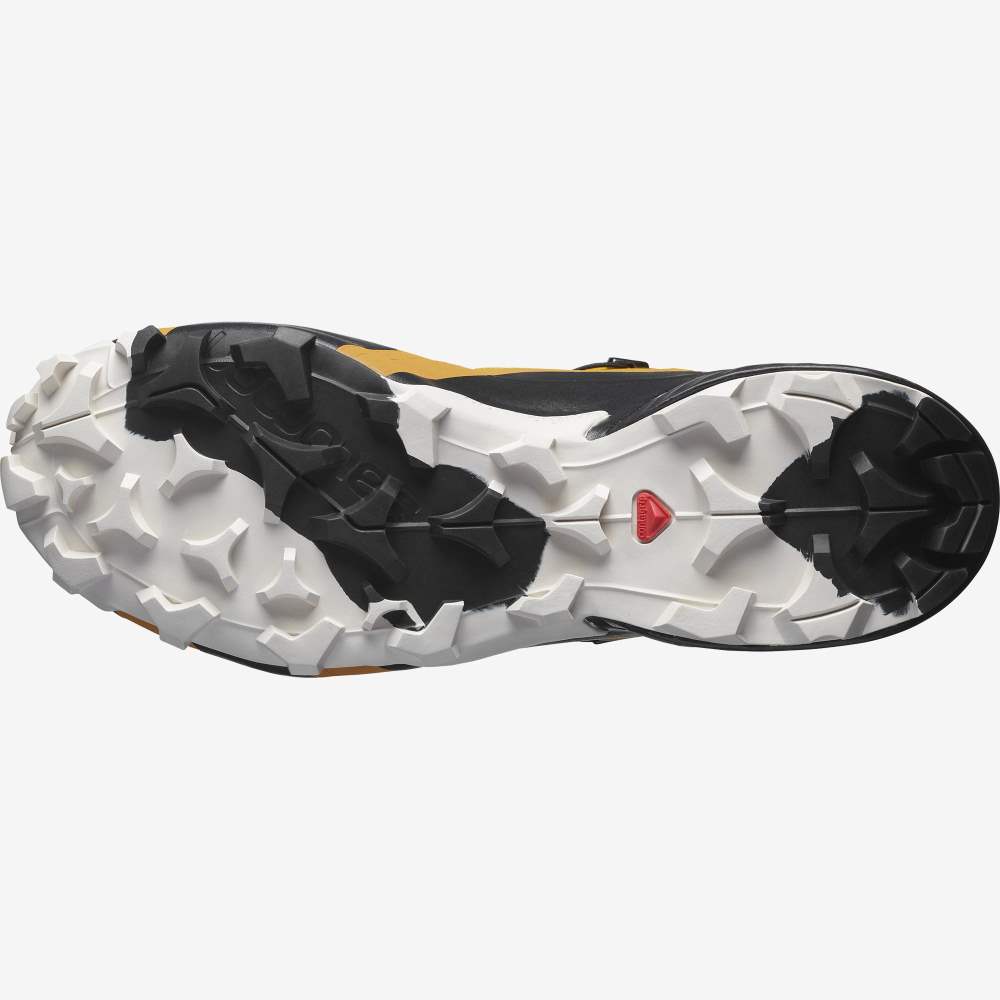 Black Salomon Cross Hike Mid Gore-Tex Men's Hiking Shoes | 169872EAL