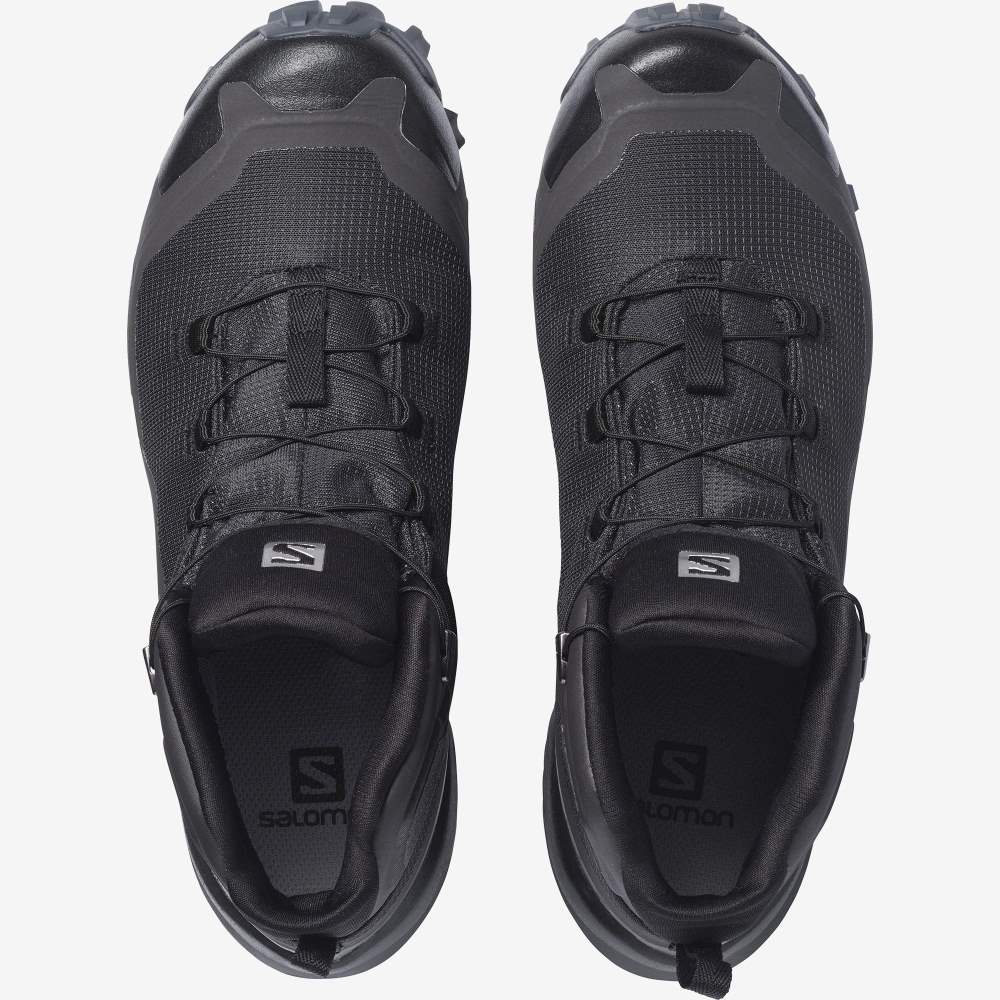 Black Salomon Cross Hike Mid Gore-Tex Women's Hiking Shoes | 610853DLX