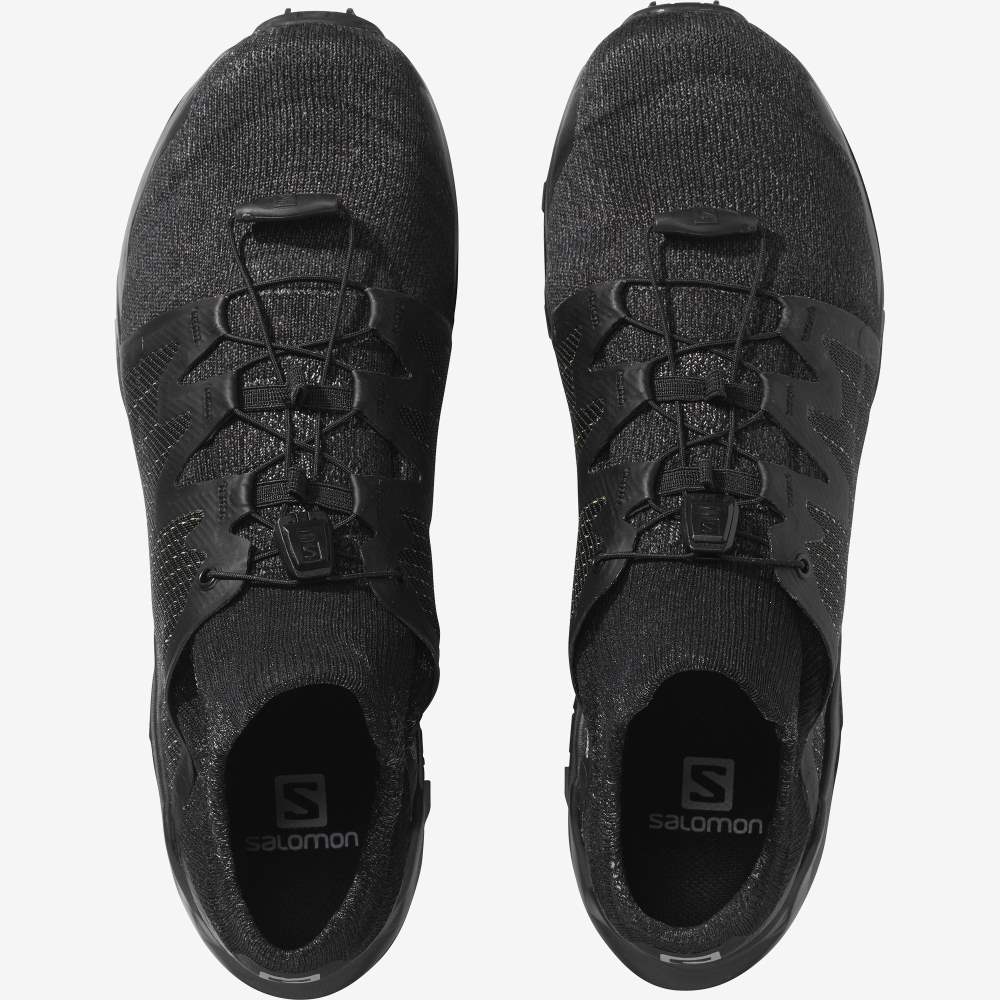 Black Salomon Cross /PRO Men's Trail Running Shoes | 056428LXZ