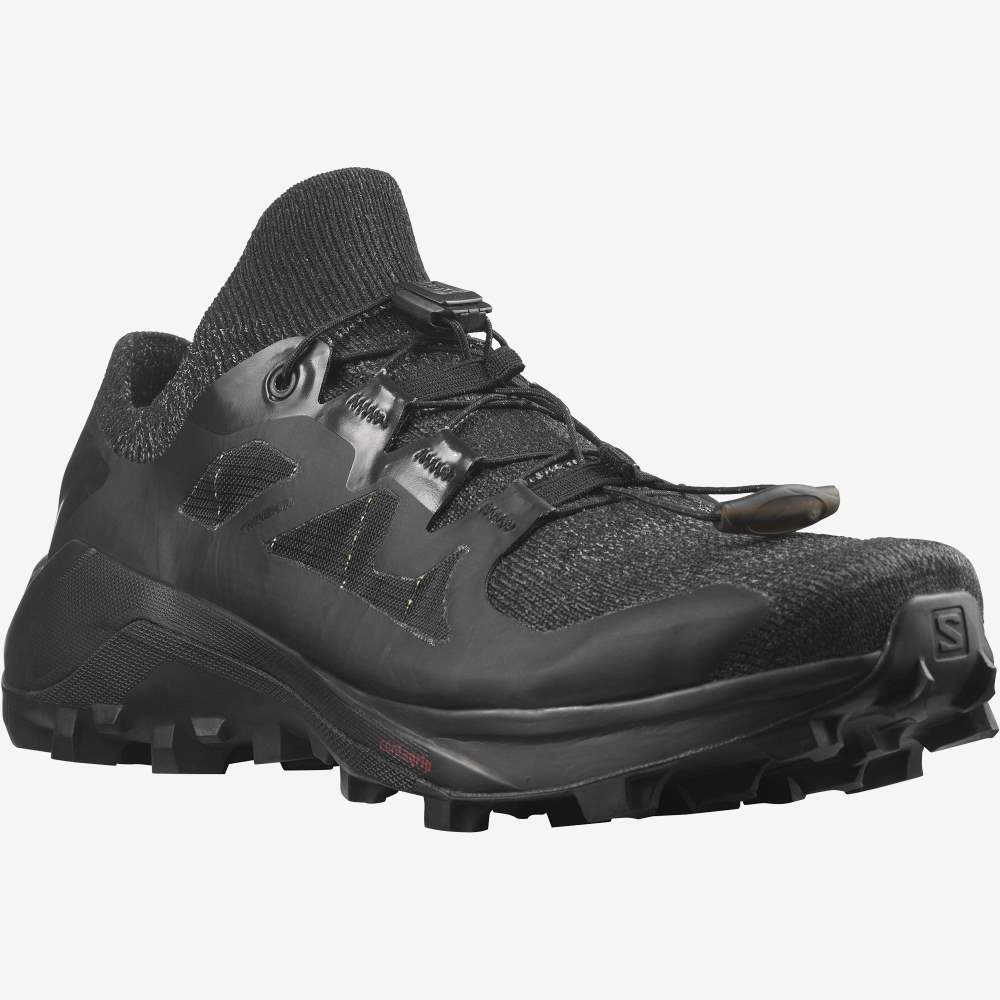 Black Salomon Cross Pro 2 Women's Trail Running Shoes | 302164WJA