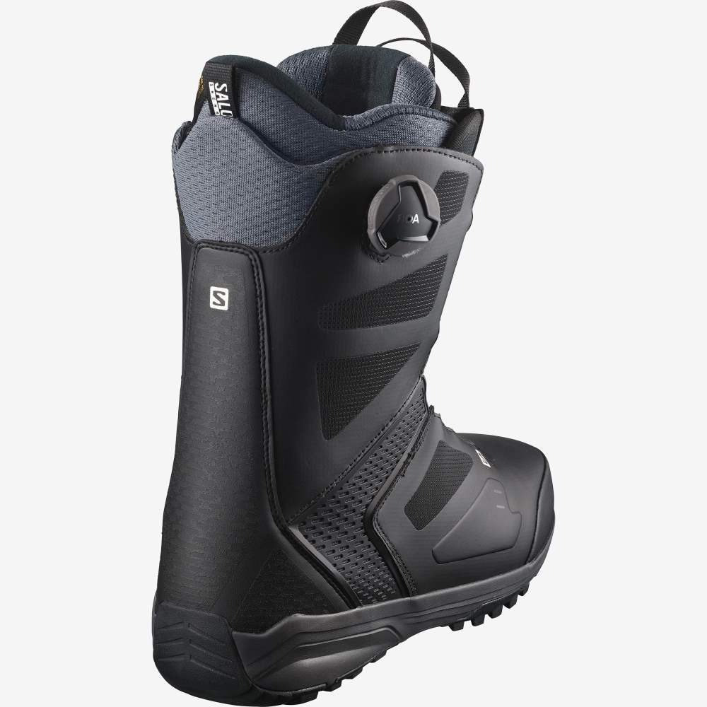 Black Salomon Dialogue Dual Boa Men's Snow Boots | 763925MTY