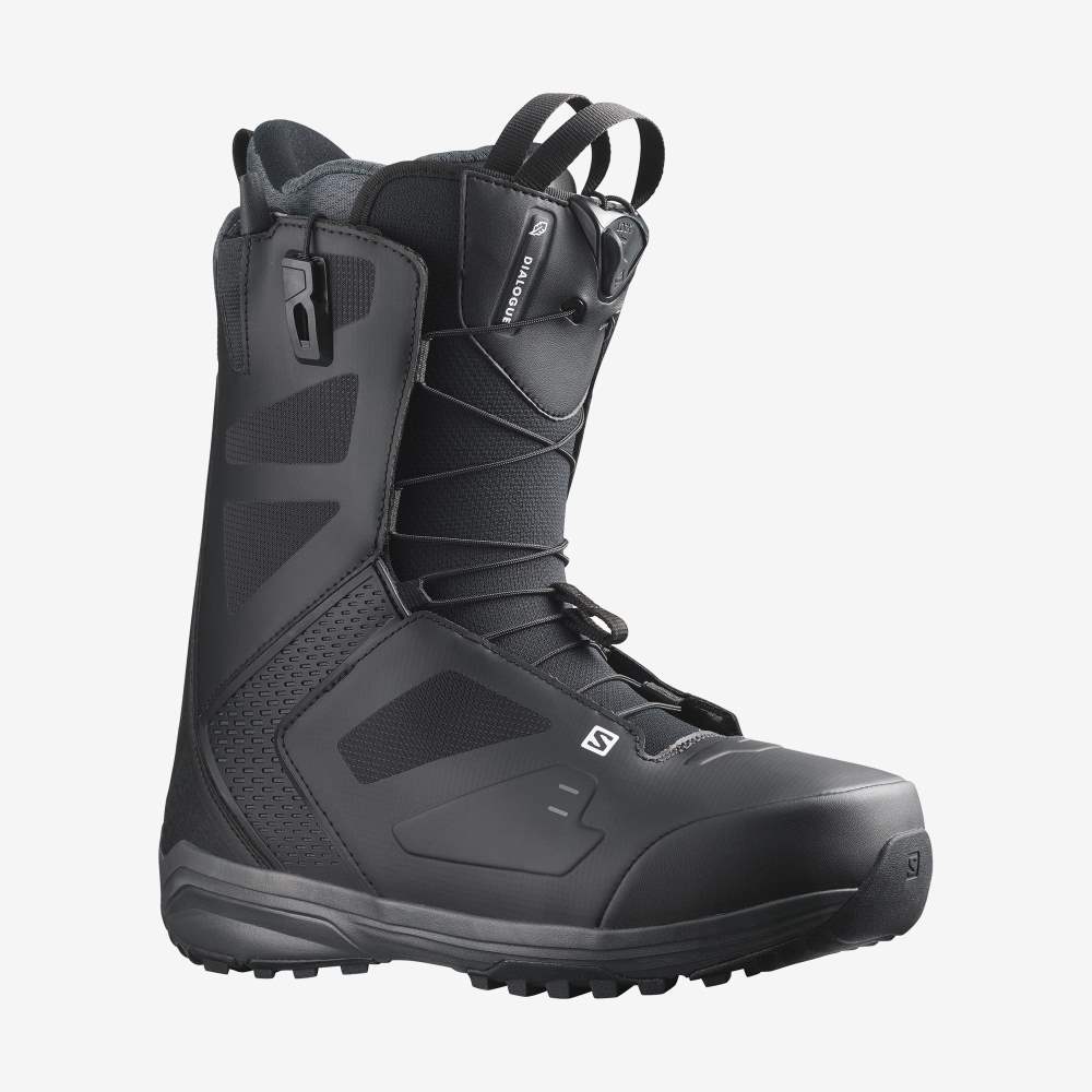 Black Salomon Dialogue Men\'s Snow Boots | 509723IMB
