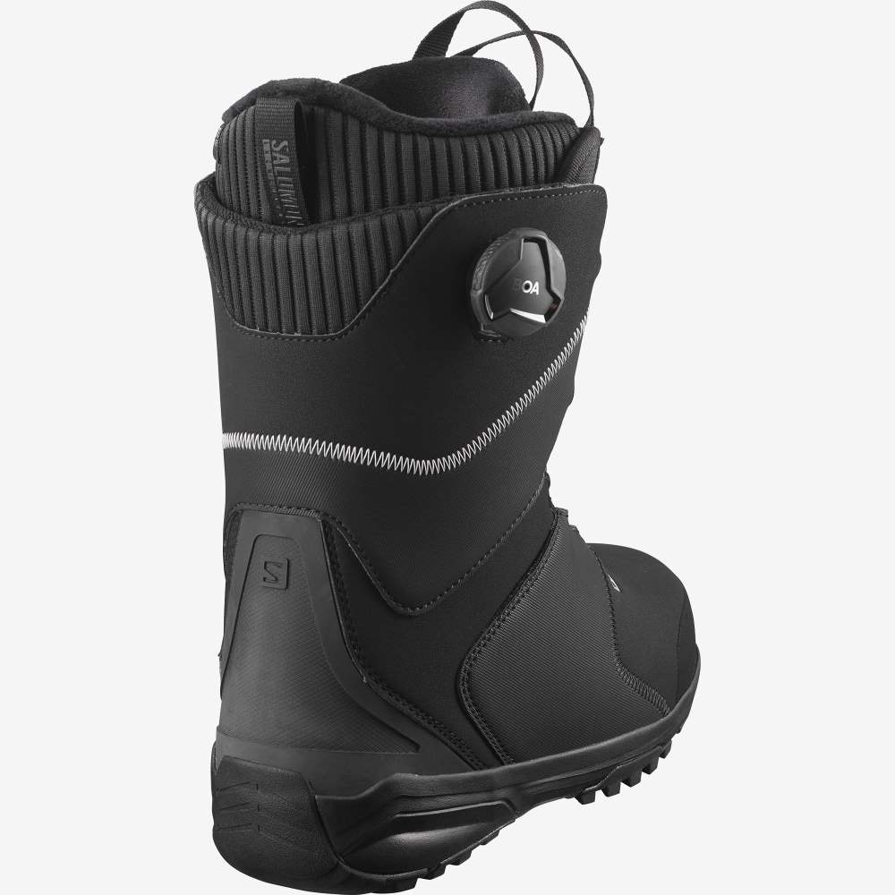 Black Salomon Kiana Dual Boa Women's Snow Boots | 046975KGF
