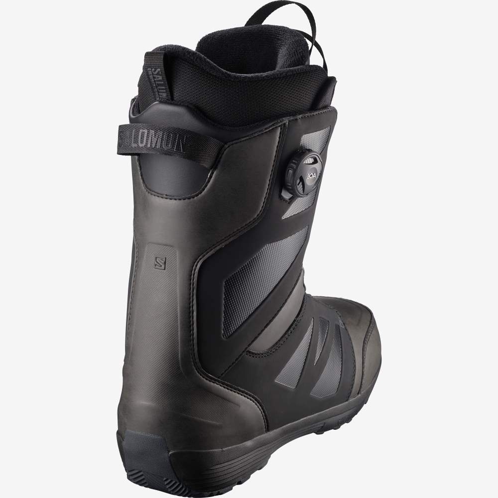 Black Salomon Launch Boa Sj Boa Men's Snow Boots | 408762RTE