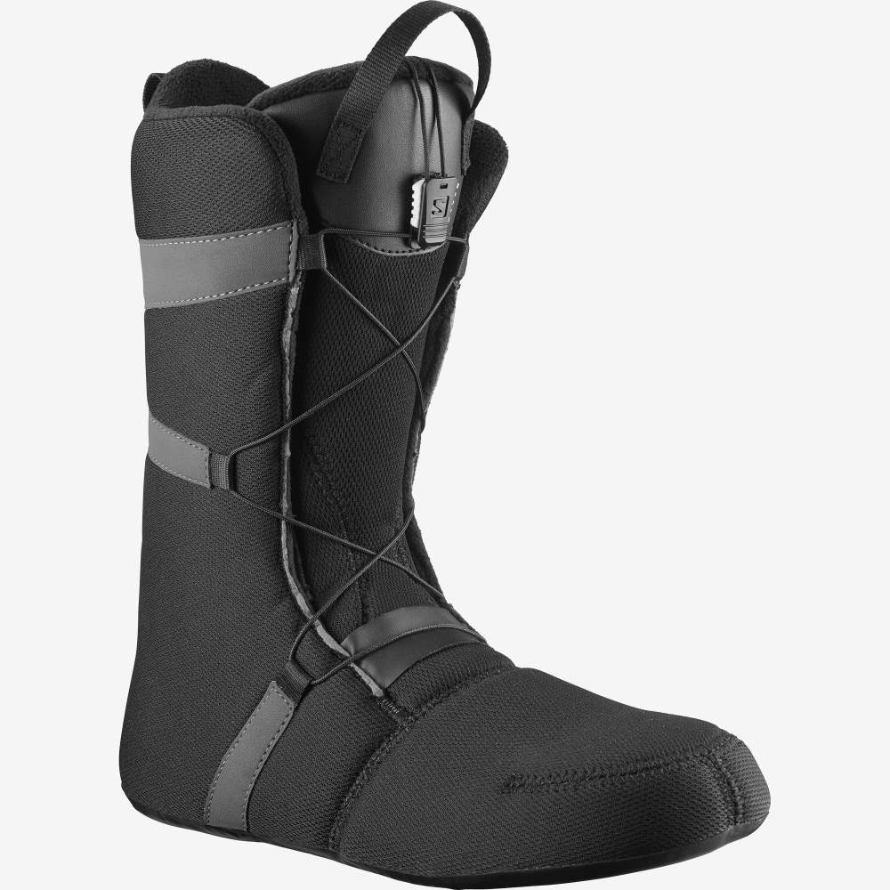 Black Salomon Launch Boa Sj Boa Men's Snow Boots | 408762RTE