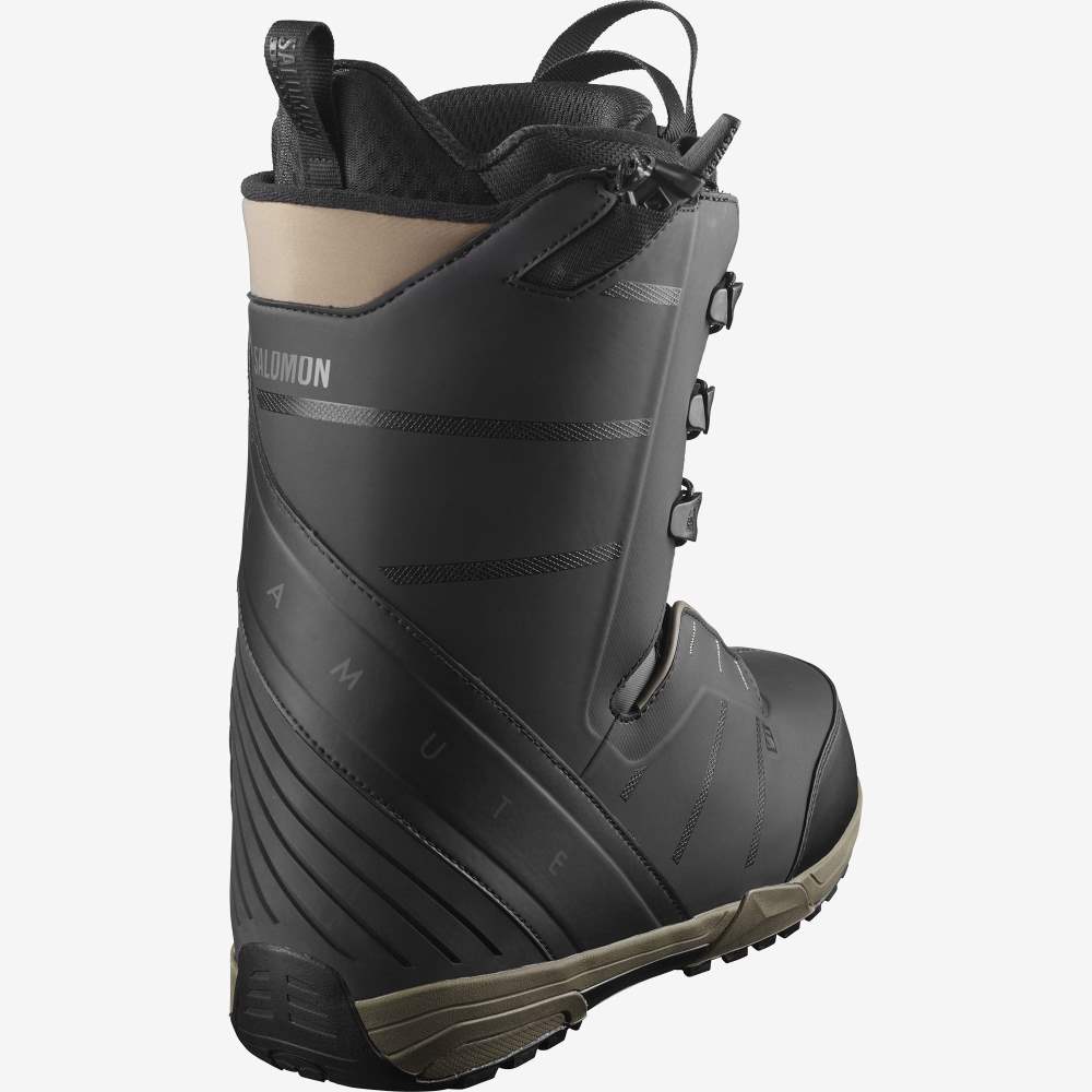 Black Salomon Malamute Men's Snow Boots | 248950XCB