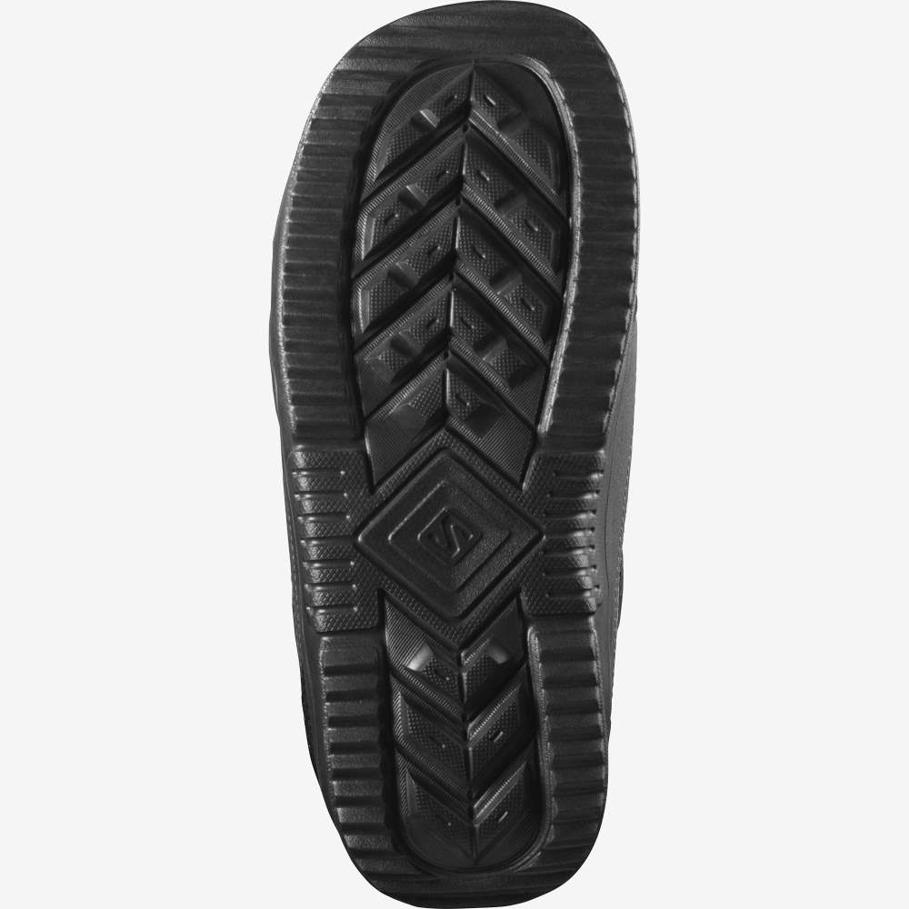 Black Salomon Pearl Boa Women's Snow Boots | 091783LNB
