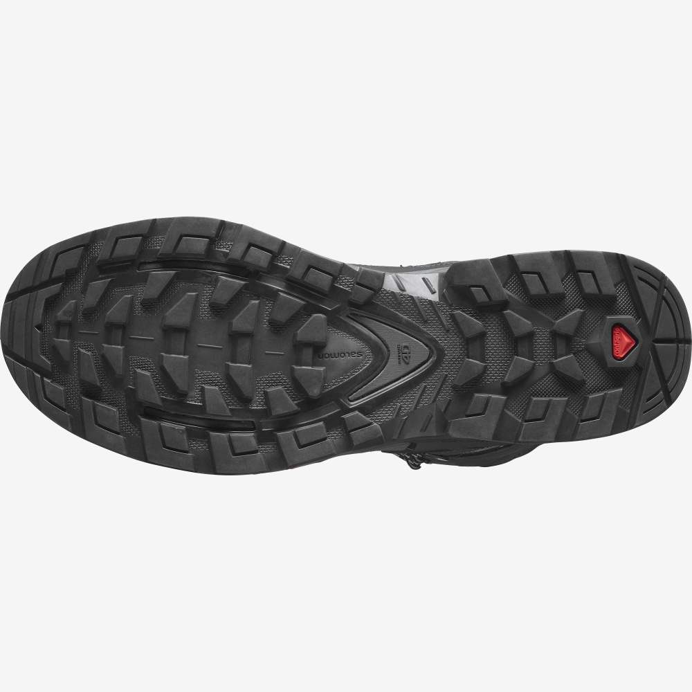 Black Salomon Quest 4 Gore-Tex Men's Hiking Shoes | 201345RSC