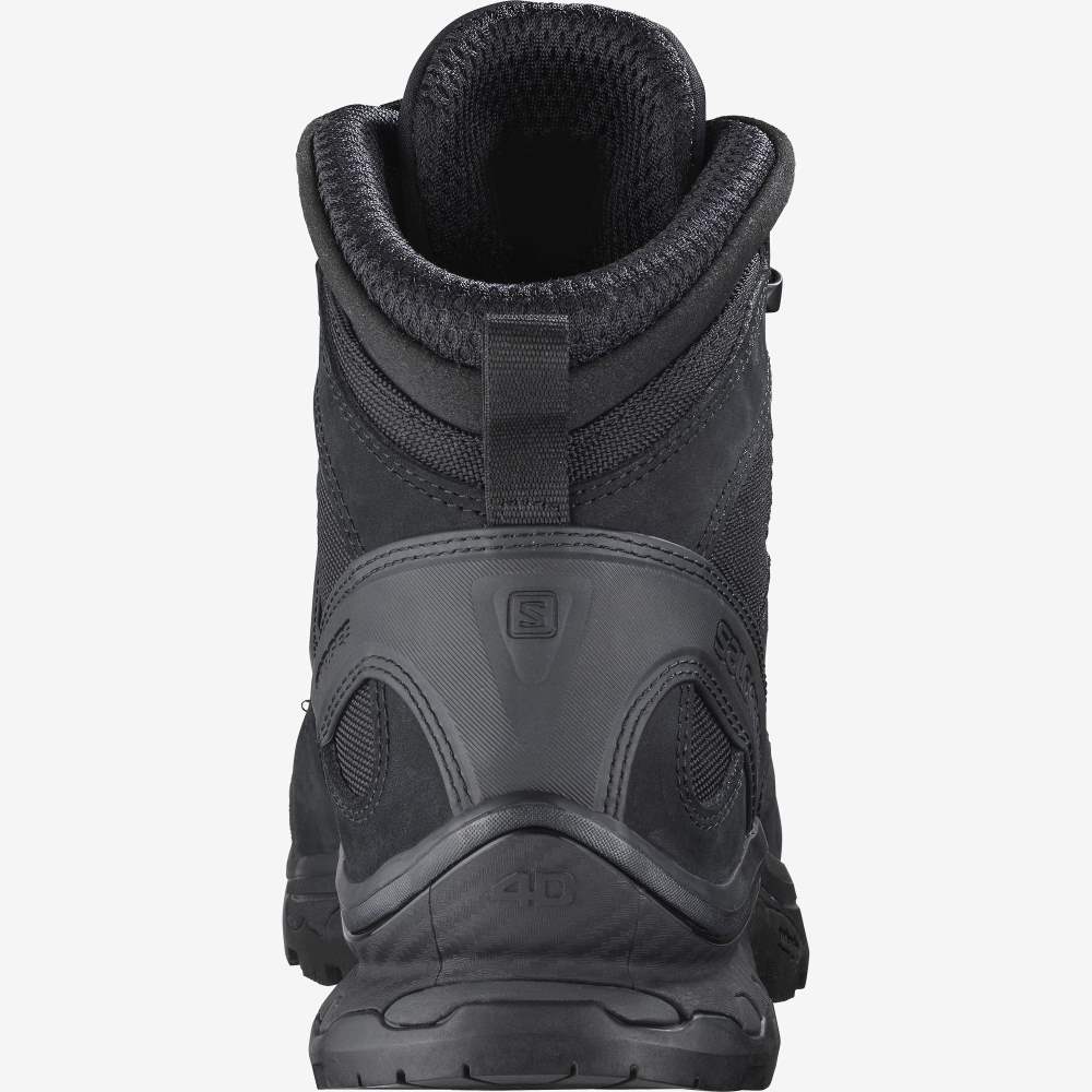 Black Salomon Quest 4d Forces 2 Men's Trail Running Shoes | 841620IQH