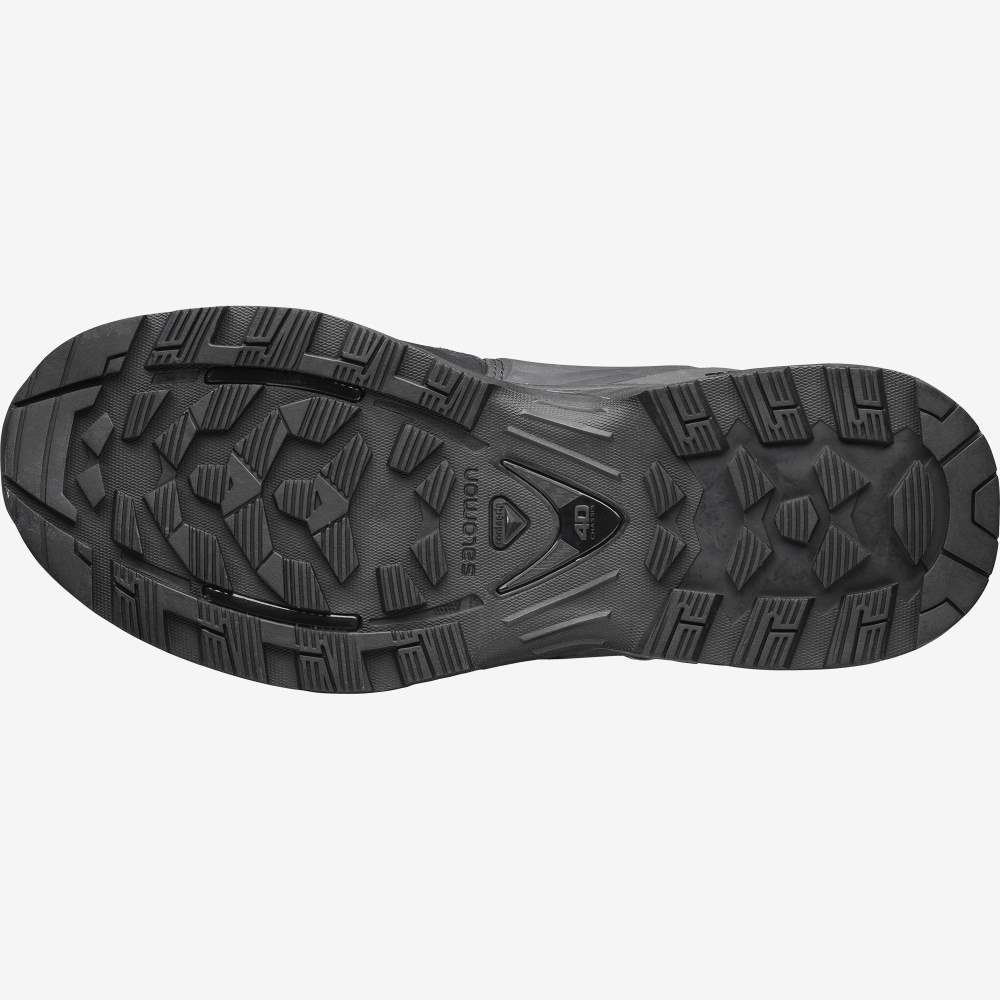 Black Salomon Quest 4d Forces 2 Men's Trail Running Shoes | 841620IQH