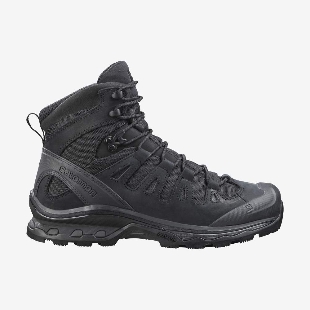 Black Salomon Quest 4d Forces 2 Men\'s Trail Running Shoes | 841620IQH