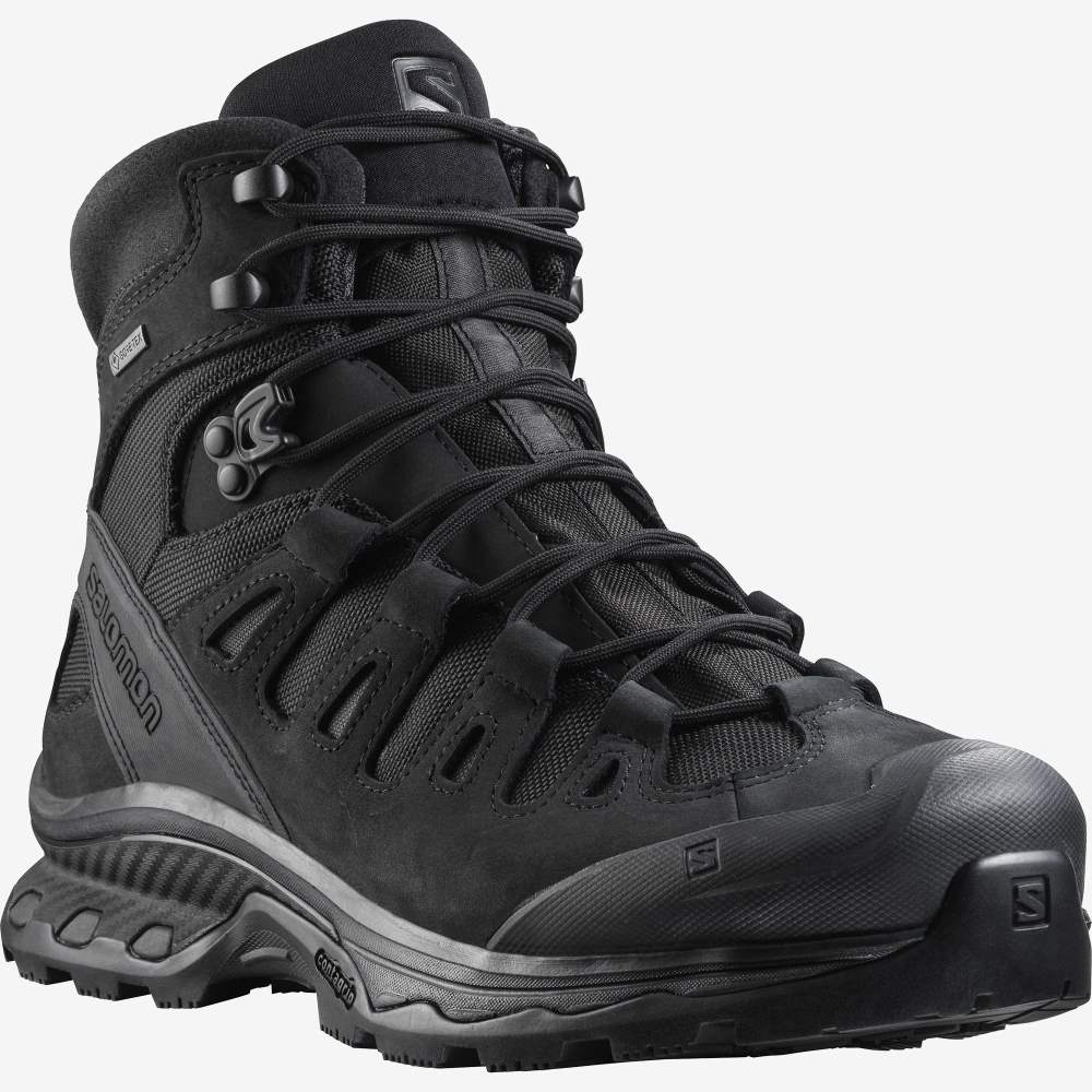 Black Salomon Quest 4d Gore-Tex Forces 2 Men's Trail Running Shoes | 356108JZF