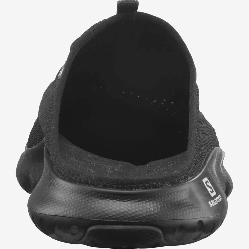 Black Salomon Reelax Slide 5.0 Men's Sandals | 647519HNK
