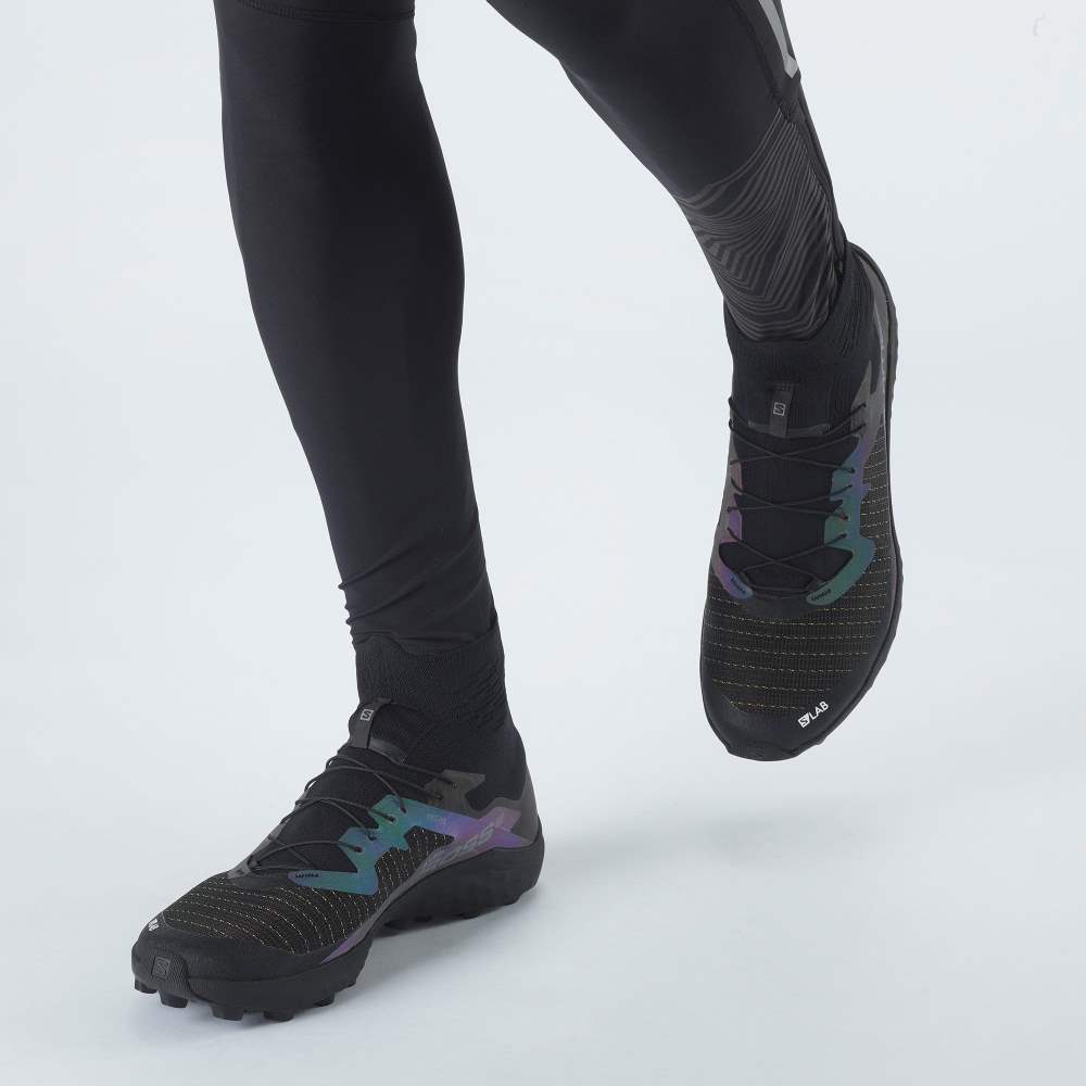Black Salomon S/Lab Cross 2 Women's Trail Running Shoes | 026934ITR