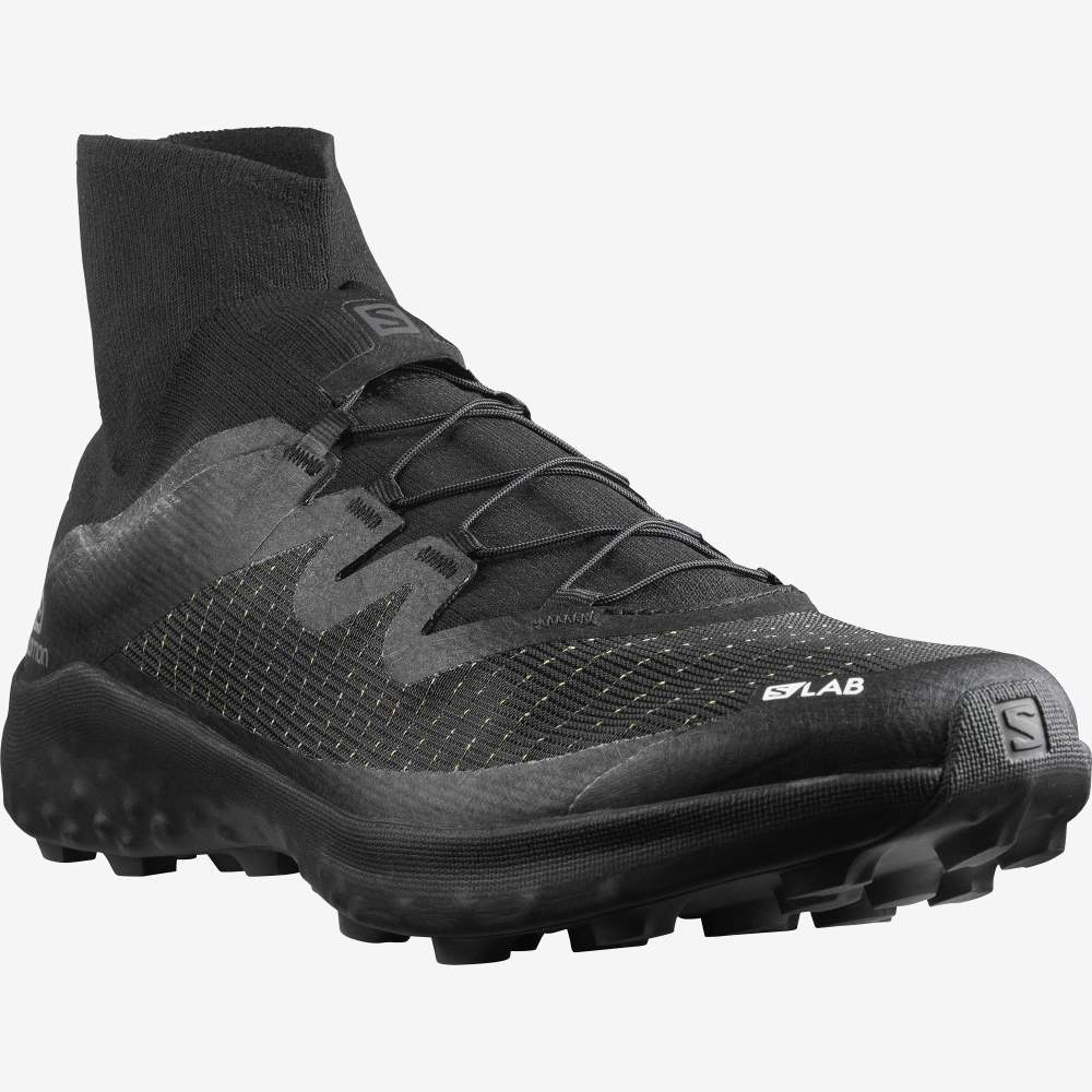 Black Salomon S/Lab Cross Women's Trail Running Shoes | 276845VXB