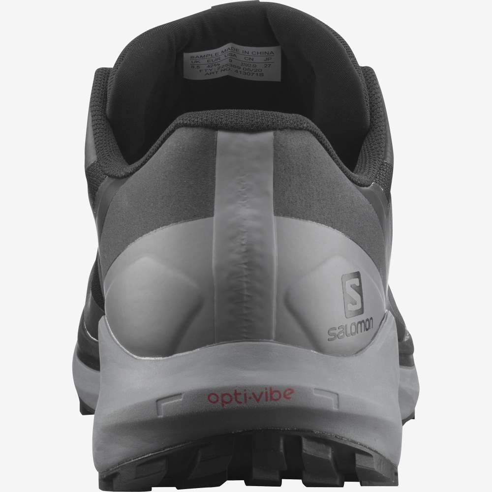 Black Salomon Sense Ride 4 Gore-Tex Invisible Fit Men's Trail Running Shoes | 416985ABV