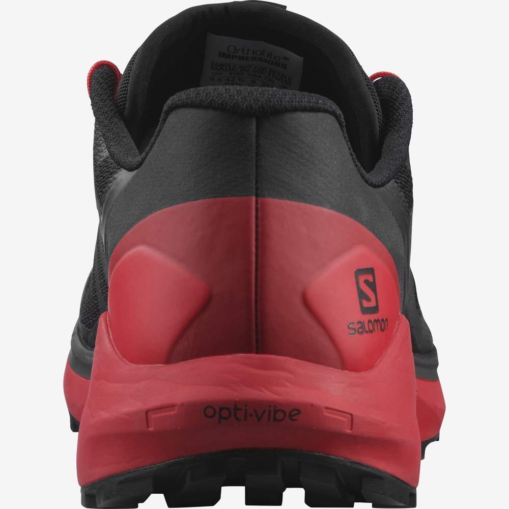 Black Salomon Sense Ride 4 Men's Trail Running Shoes | 283945EOK
