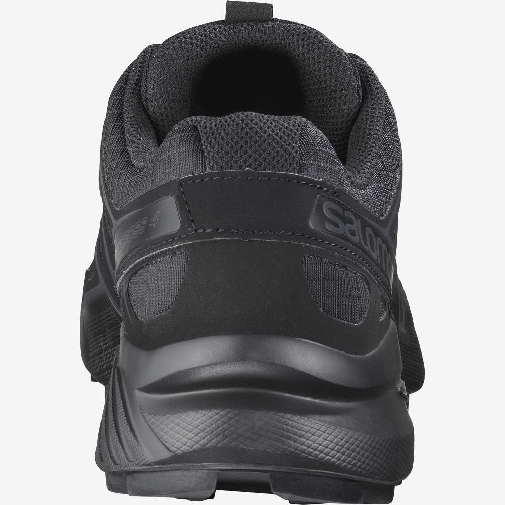 Black Salomon Speedcross 4 Wide Forces Women's Trail Running Shoes | 105289QAH
