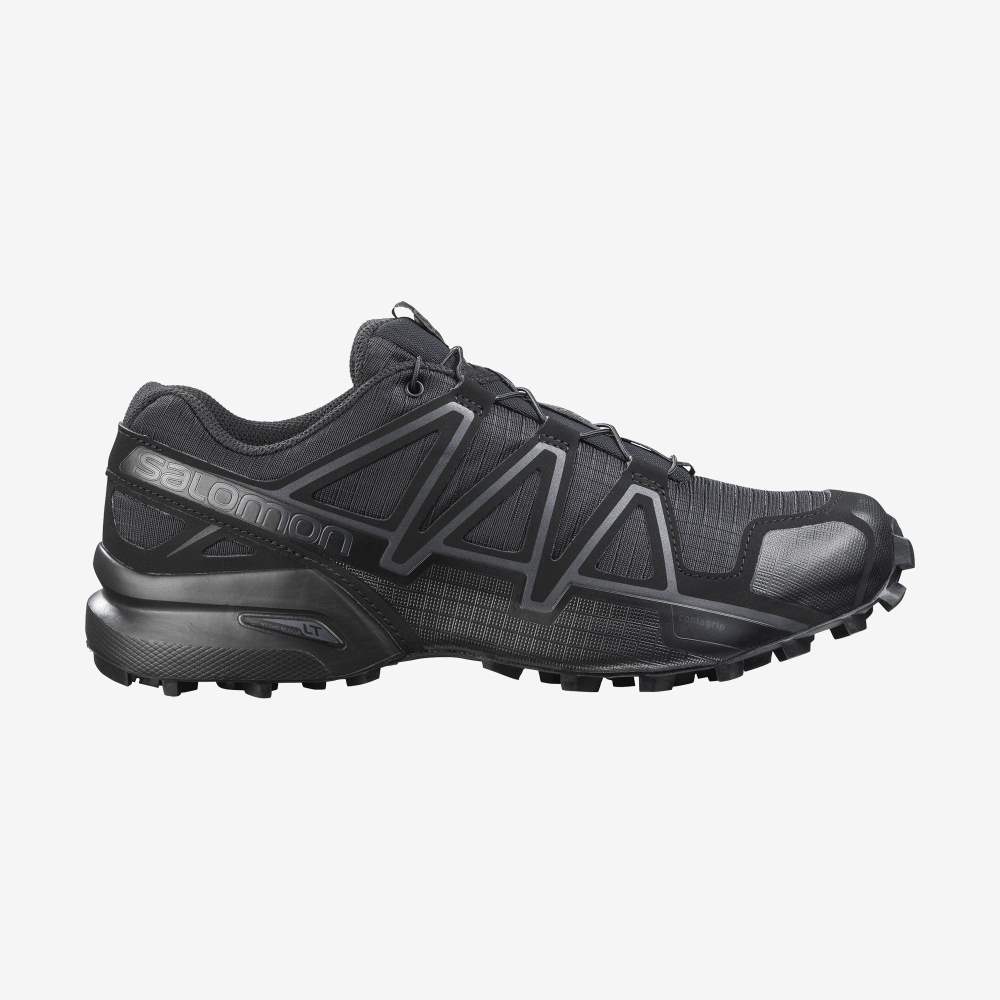 Black Salomon Speedcross 4 Wide Forces Women\'s Trail Running Shoes | 105289QAH