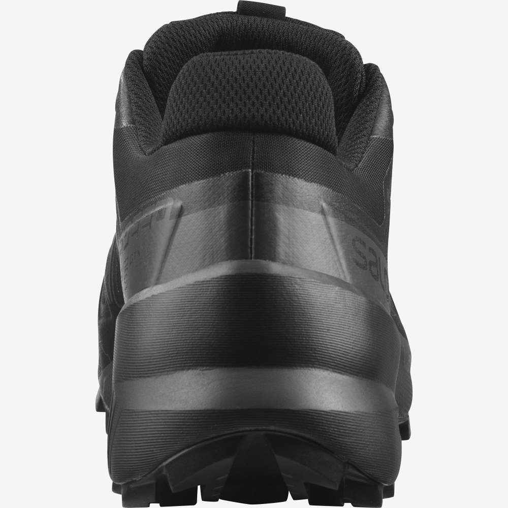 Black Salomon Speedcross 5 Gore-Tex Men's Trail Running Shoes | 958134PGM