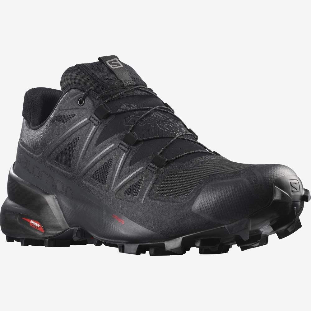 Black Salomon Speedcross 5 Gore-Tex Women's Trail Running Shoes | 986302NCQ