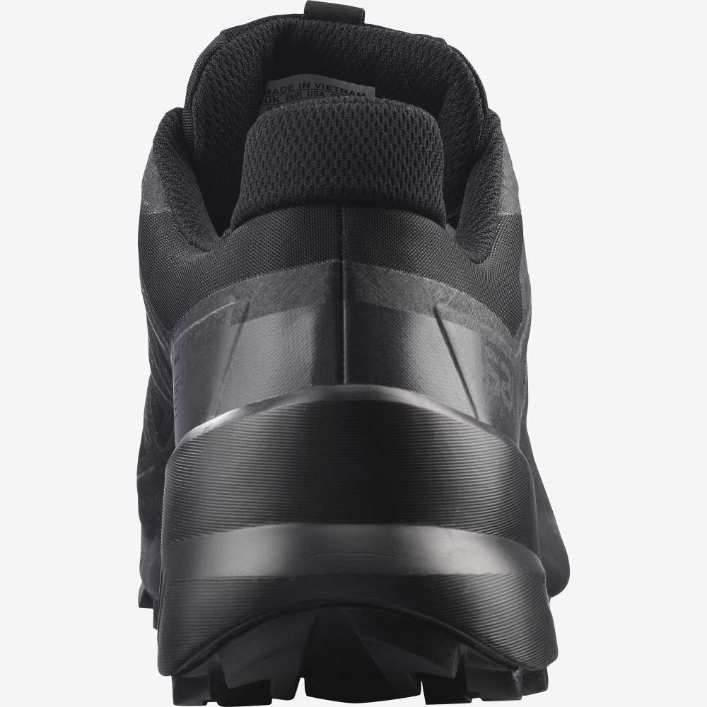 Black Salomon Speedcross 5 Gore-Tex Women's Trail Running Shoes | 986302NCQ