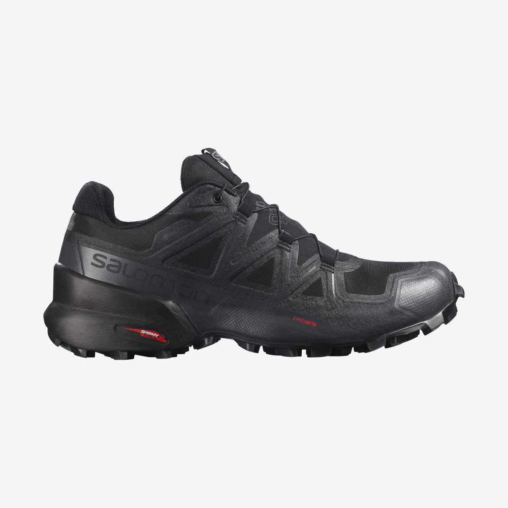 Black Salomon Speedcross 5 Gore-Tex Women\'s Trail Running Shoes | 986302NCQ