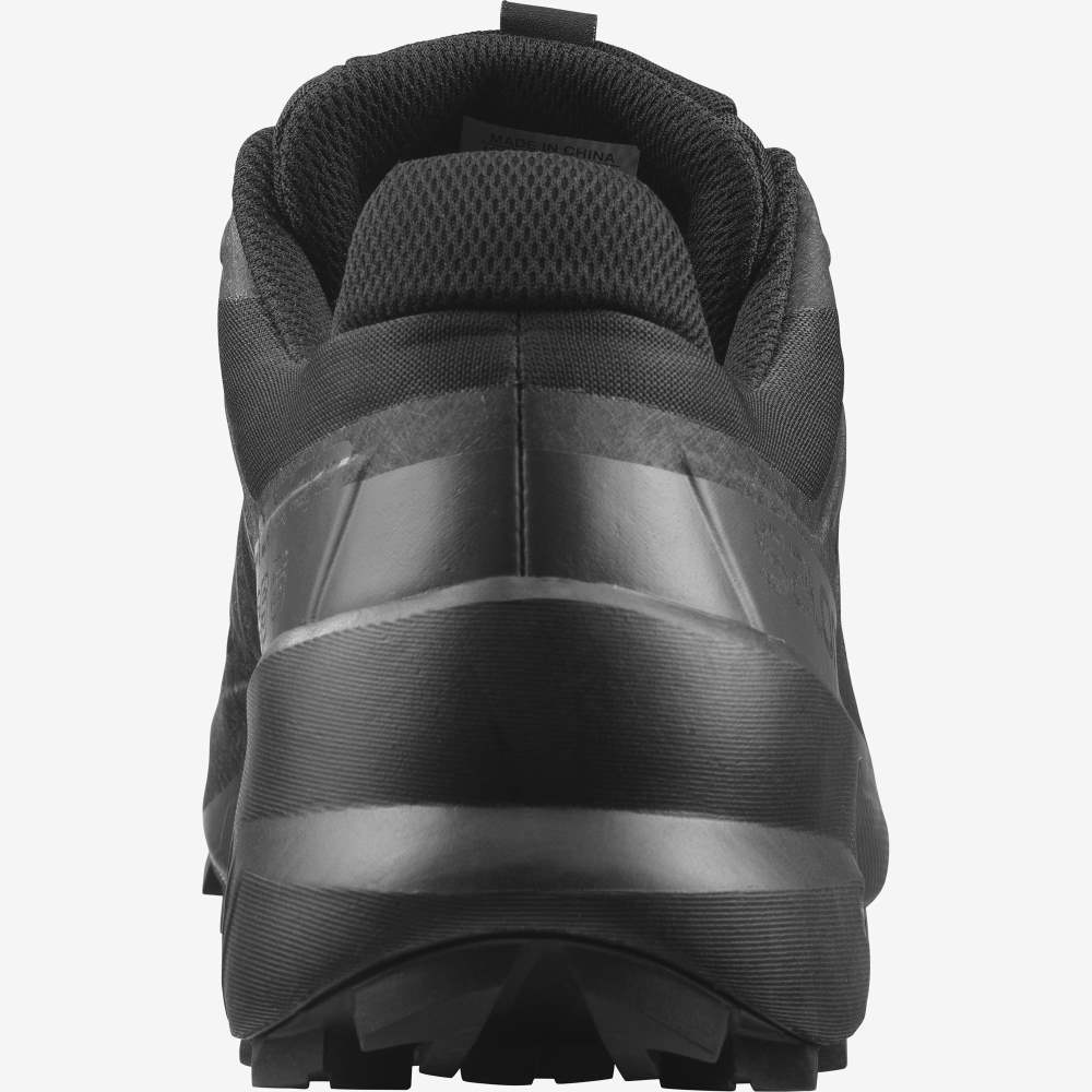 Black Salomon Speedcross 5 Men's Trail Running Shoes | 386194RVU