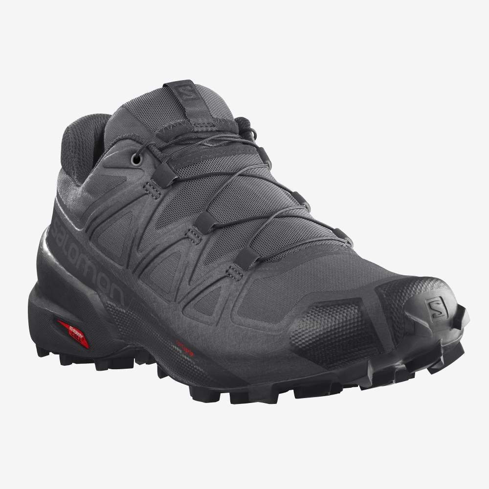 Black Salomon Speedcross 5 Men's Trail Running Shoes | 584017TJO
