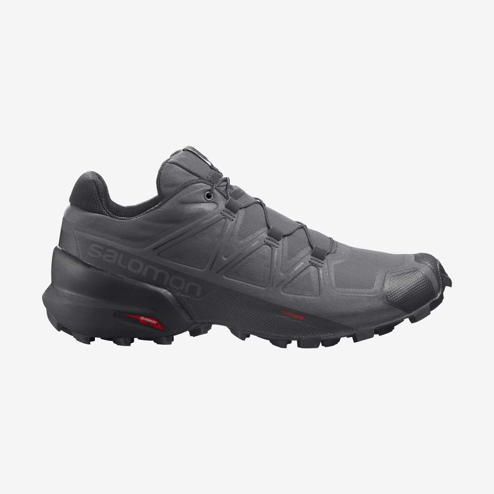 Black Salomon Speedcross 5 Men\'s Trail Running Shoes | 584017TJO