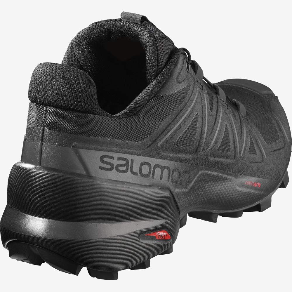 Black Salomon Speedcross 5 Women's Trail Running Shoes | 305148PCK