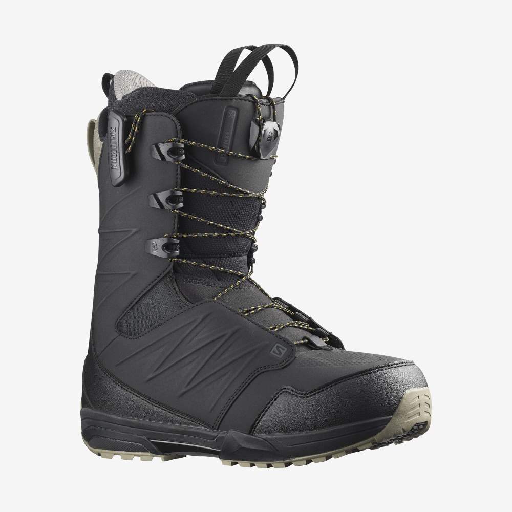 Black Salomon Synapse Wide Men\'s Snow Boots | 468159PFA