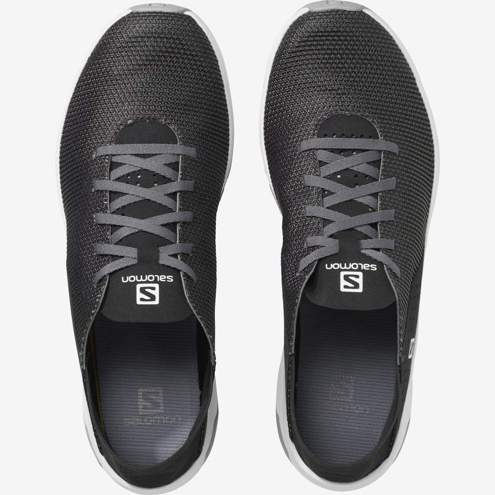 Black Salomon Tech Lite Men's Hiking Shoes | 301946MDI