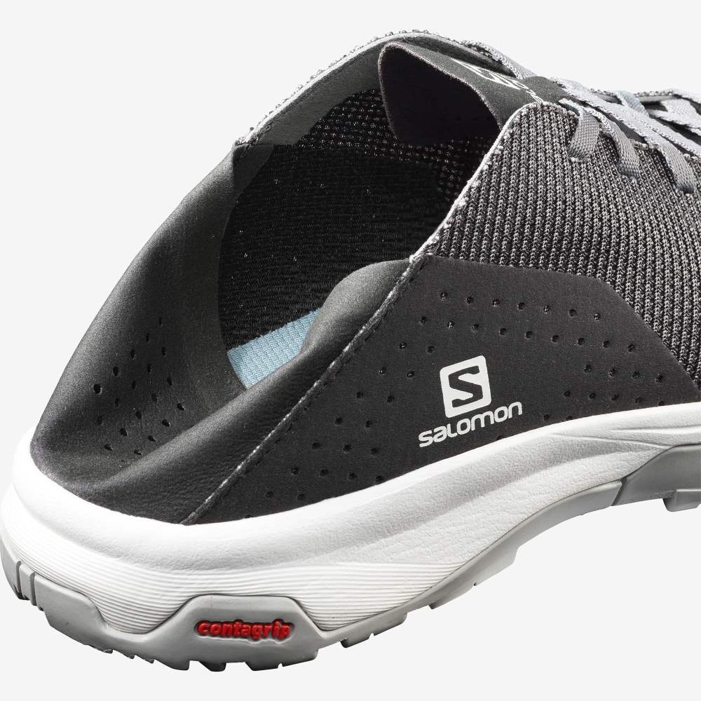 Black Salomon Tech Lite Men's Hiking Shoes | 301946MDI