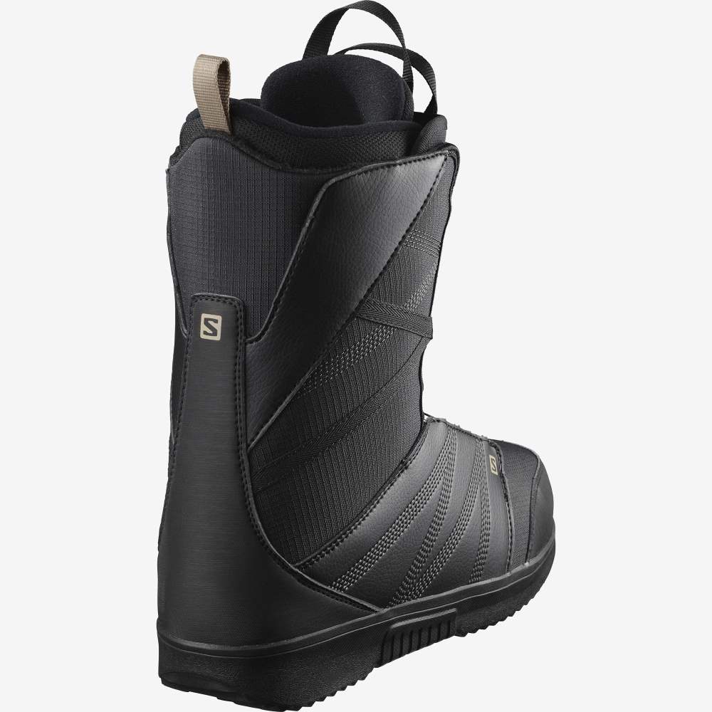 Black Salomon Titan Boa Men's Snow Boots | 824615PVH