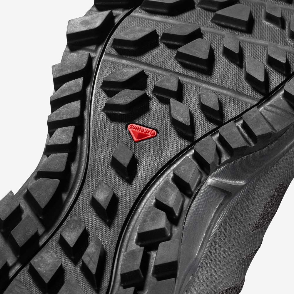 Black Salomon Trailster 2 Gore-Tex Men's Trail Running Shoes | 596271HSB