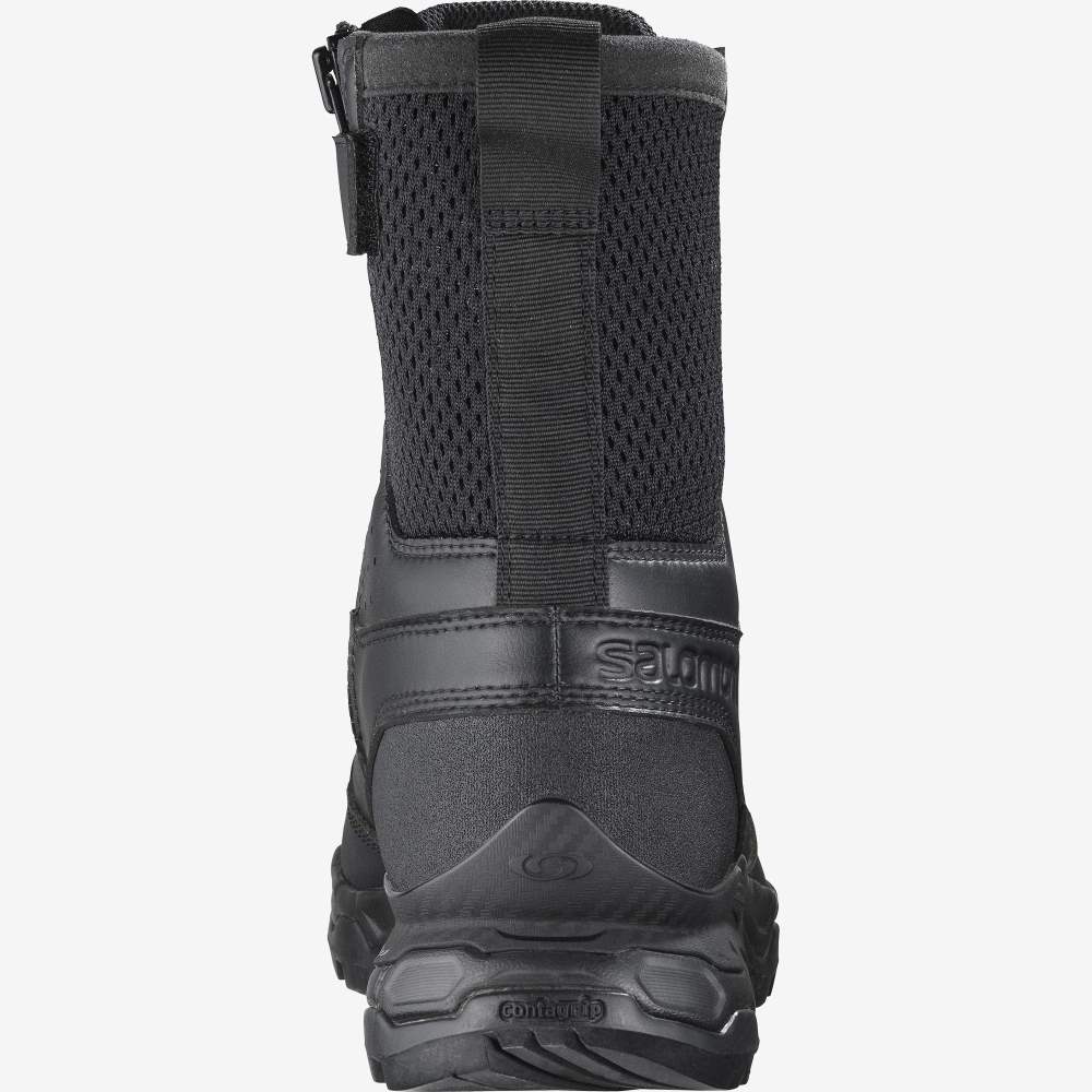 Black Salomon Urban Jungle Ultra Side Zip Women's Trail Running Shoes | 365491DKI
