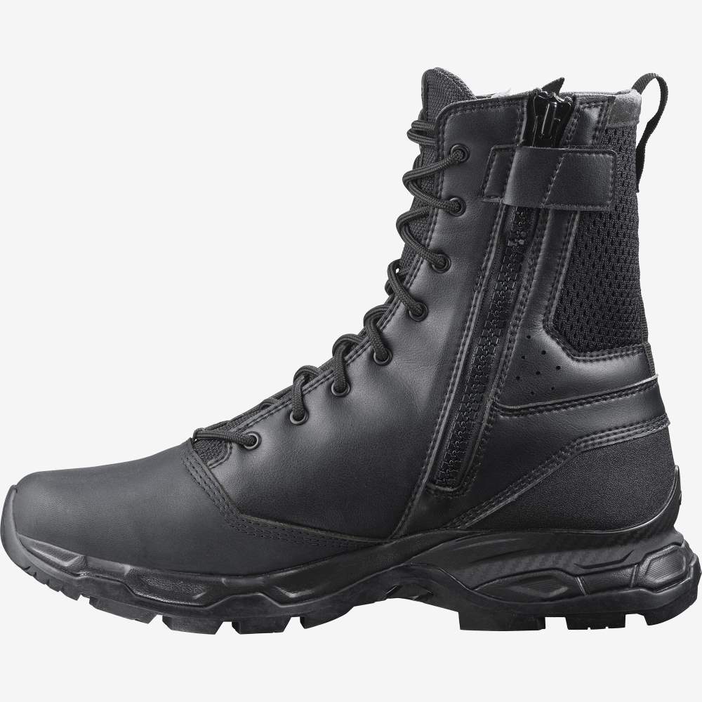 Black Salomon Urban Jungle Ultra Side Zip Women's Trail Running Shoes | 365491DKI